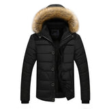 NaranjaSabor 2020 Winter New Men's Thick Coat Casual Overcoats Mens Jackets Parkas Male Outwear Inside Fleece Hooded Coats 6XL