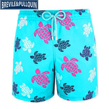 2020 Brand Brevile pullquin Beach Board Shorts Men Turtles Swimwear 100% Quick Dry Bermuda Mens Bathing Shorts Sexy Boardshorts