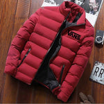 HOT High-quality men's printed down jacket warm and thick brand men's winter jacket design men's coat parka hoodie